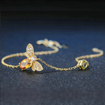 Citrine Bee Set