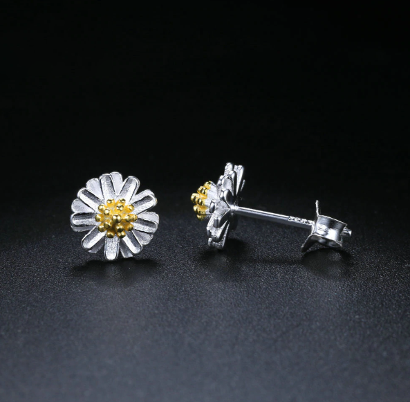 Chrysanthemum Flower Earrings