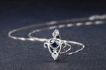 Heart with Sapphire Set