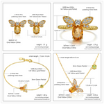 Citrine Bee Set