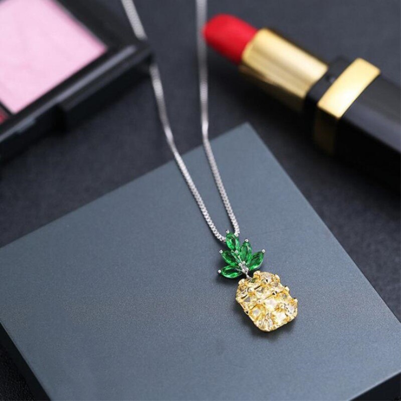 Pineapple fruit necklaces