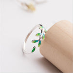 Green Leaf Ring