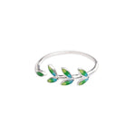 Green Leaf Ring