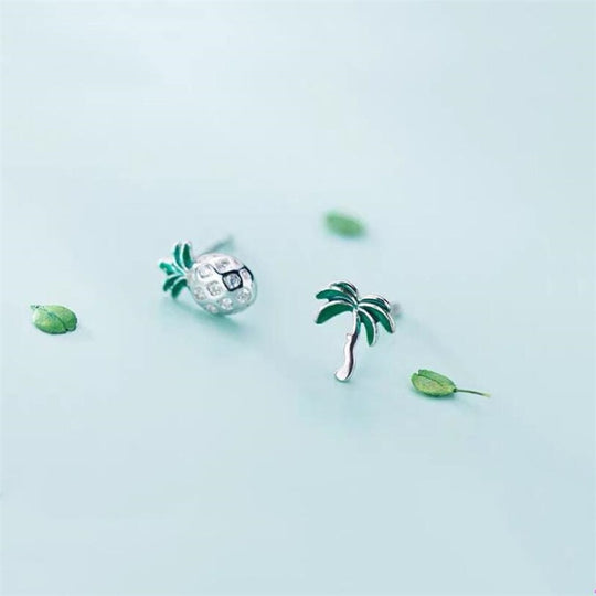 Coconut Palm Earring