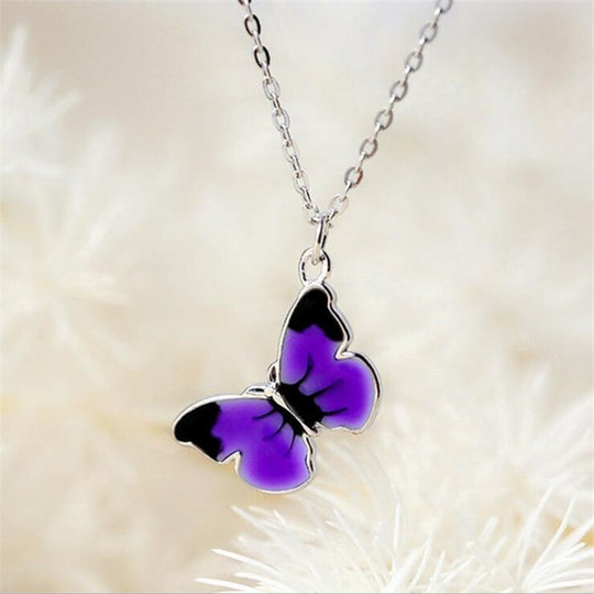 Colorful Butterfly Necklaces