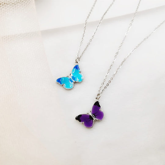 Colorful Butterfly Necklaces