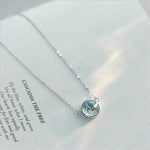 Dolphin Tail in the Ocean Necklace