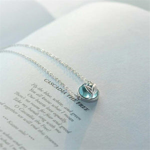 Dolphin Tail in the Ocean Necklace