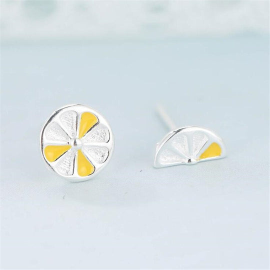 Lemon Fruit Earring