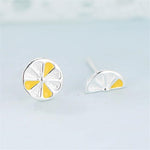 Lemon Fruit Earring