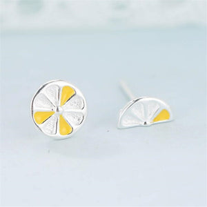 Lemon Fruit Earring