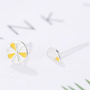 Lemon Fruit Earring