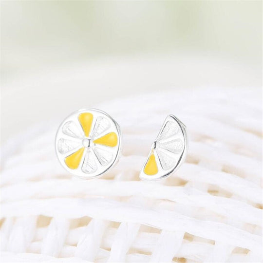 Lemon Fruit Earring