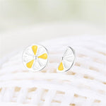 Lemon Fruit Earring