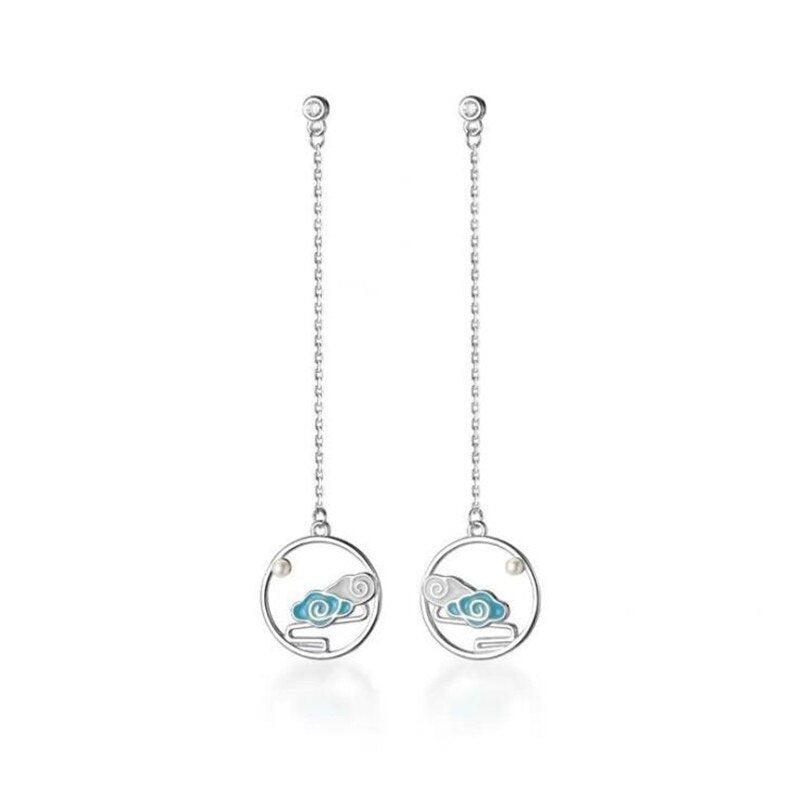 Clouds in the Sky Earring