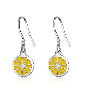 Orange Fruit Earring