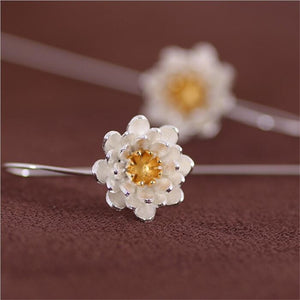 Lotus Flower Earring