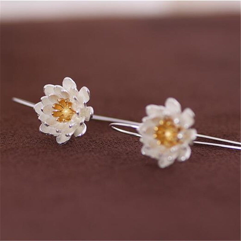 Lotus Flower Earring