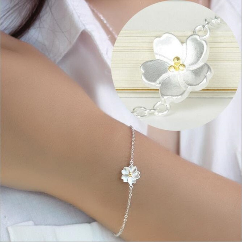 Cherry Flower Bracelet